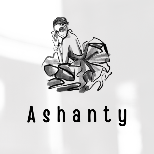 Black & White Illustration Fashion Brand Logo